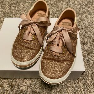 Keds- Kate Spade Champion Glitter Sneaker Size 8.5 M